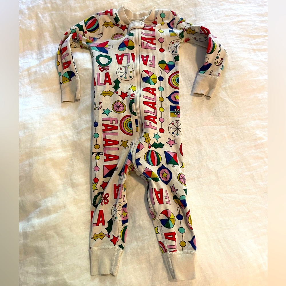 Hanna Andersson Hannajams Christmas onsie pajamas unisex 18-24mo